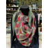 Triangel Scarf Green Pink